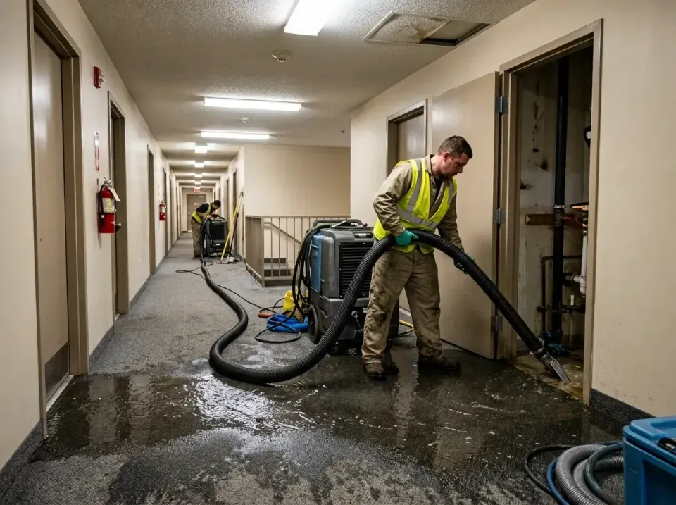 multi-unit-apartment-hallway-f-005 — frequently asked questions, Emergency Burst Pipe Water Extraction & Removal in Moore Ha…